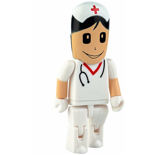 Подарочная флешка врач В белом костюме 32GB оригинальный сувенирный USB-накопитель