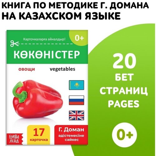 Книга по методике Г. Домана «Овощи», на казахском языке снежная королева на казахском языке