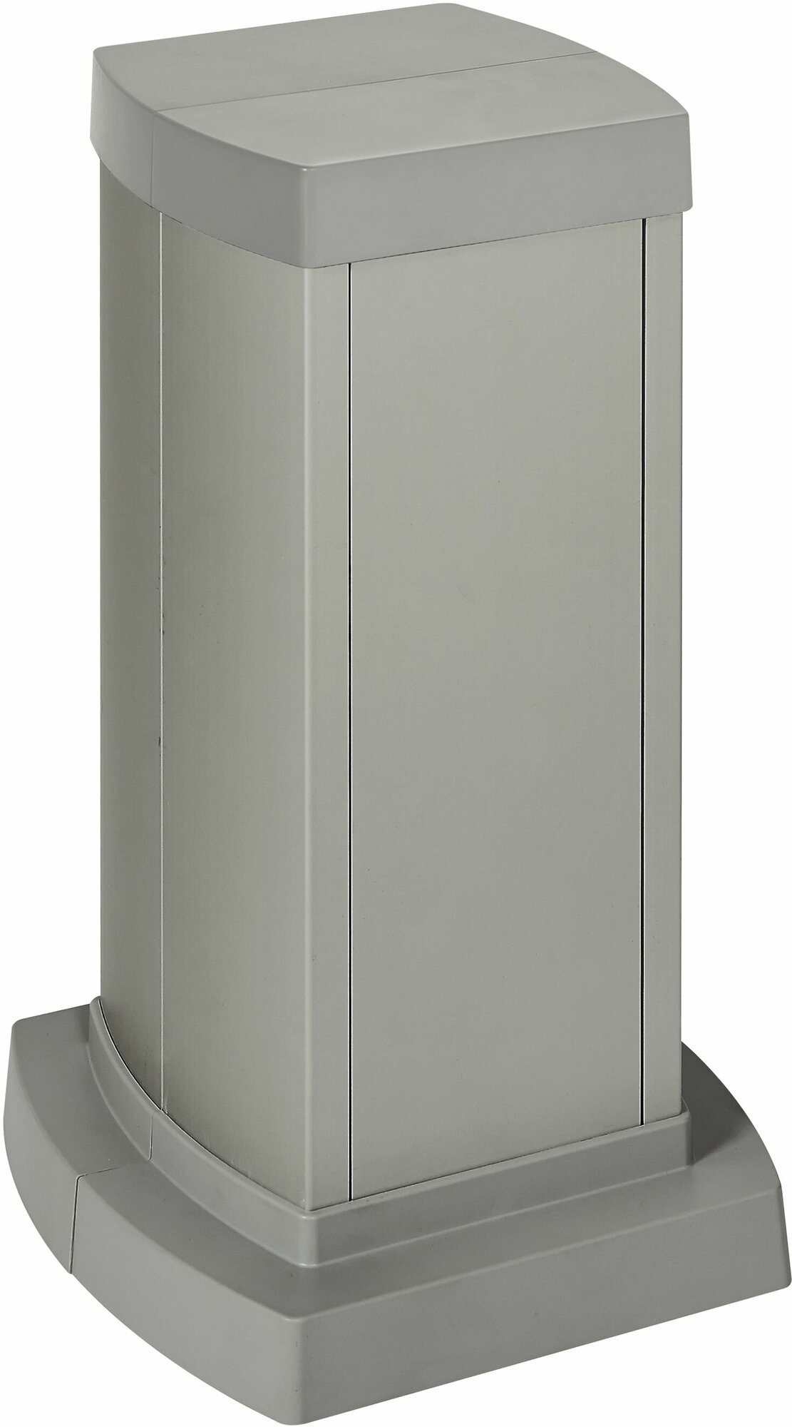 Универсальная мини-колонна алюминиевая с крышкой из алюминия 2 секции, высота 0,3 метра. Алюминий. Legrand 653121
