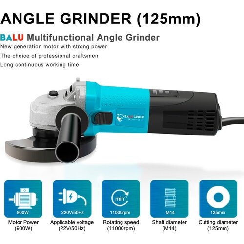 УШМ 900 Вт диск 125 мм Угловая шлифовальная машина 219900₽