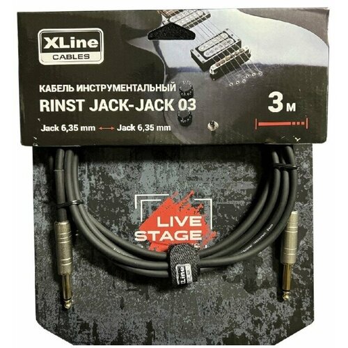 Кабель аудио 1xJack - 1xJack Xline Cables RINST JACK-JACK 03 3.0m кабель аудио 1xjack 1xjack xline cables rinst jack jack 045 4 5m