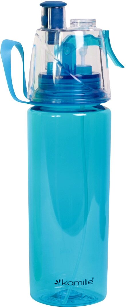 Бутылка для воды спортивная 570 мл. Kamille KM-2301 из пластика тритан (2301 / голубой)