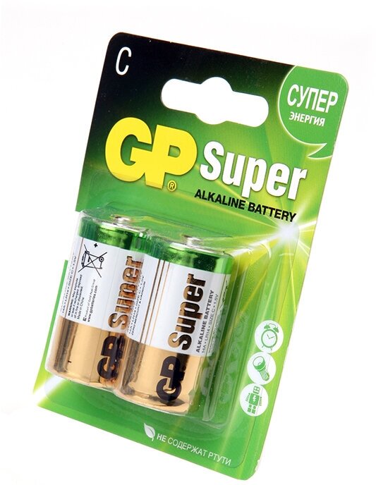 Батарейка GP Super Alkaline C