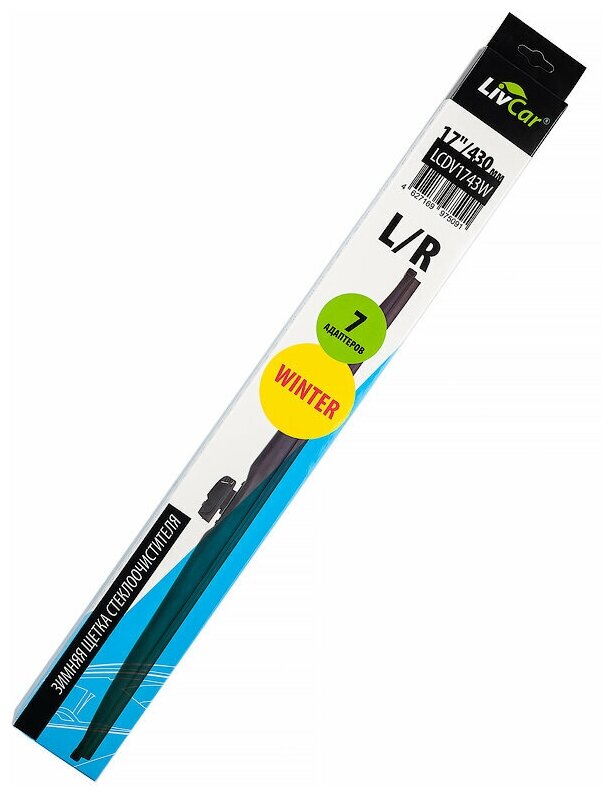 Щетка стеклоочистителя LIVCAR WIPER WINTER LCDV1743W зимняя 17"/430 мм