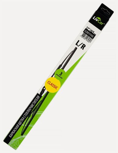 Изображение товара Щетка стеклоочистителя LIVCAR WIPER CLASSIC LCDV1743C каркасная 17"/430 мм