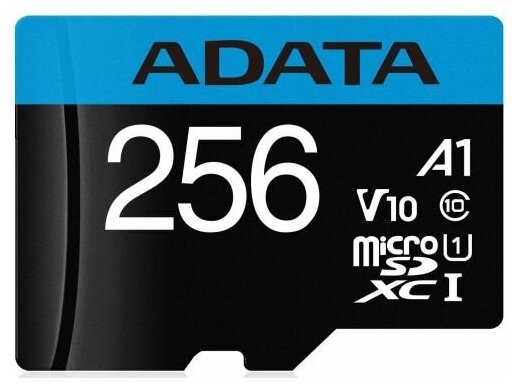 Карта памяти 256GB ADATA AUSDX256GUICL10A1-RA1 MicroSDXC UHS-I Class10 A1 100/25MB/s