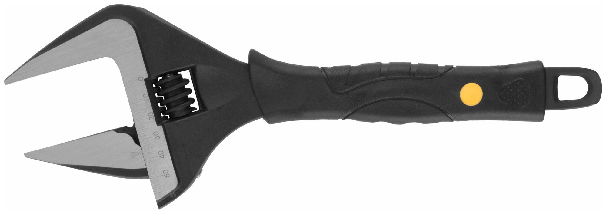 Ключ разводной "Контур", узкие губки, шкала, экстра увелич. захват, ПВХ накладка на ручку 300 мм ( 60 мм )