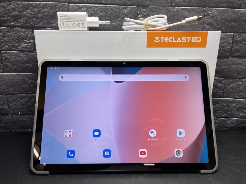 Планшет TECLAST T50 11", 8ГБ, 128GB, 3G, LTE, Android 11 серебристый