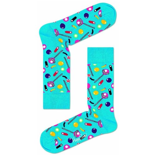 фото Женские носки happy socks, размер 43, голубой
