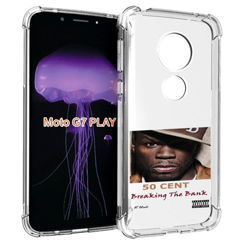 Чехол MyPads 50 Cent - Breaking The Bank для Motorola Moto G7 Play задняя-панель-накладка-бампер