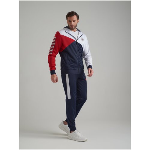 фото Спортивный костюм мужской russia 10m-rt-1577 белый 46 addic