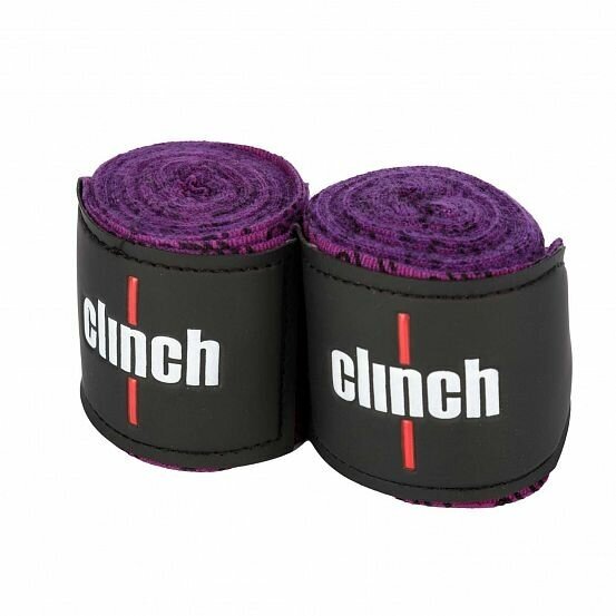 C140 Бинты эластичные Clinch Boxing Crepe Bandage Tech Fix фиолетовые - Clinch - Фиолетовый - 3,5 м.