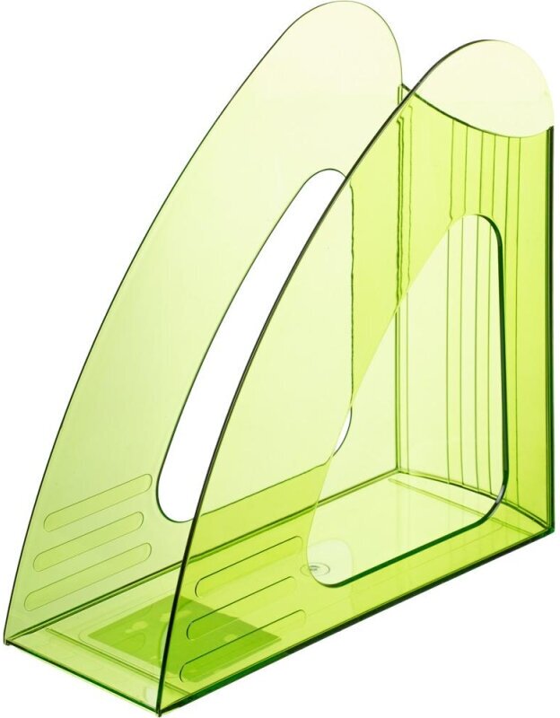 Вертикальный накопитель Attache 90мм Bright Colours прозрачный зеленый