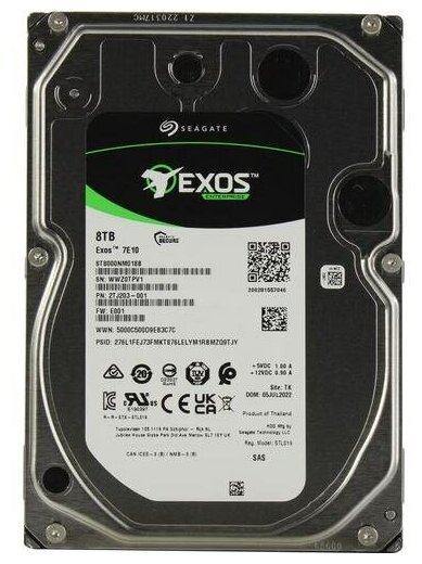 Жесткий диск Seagate Exos 7E10 ST8000NM018B