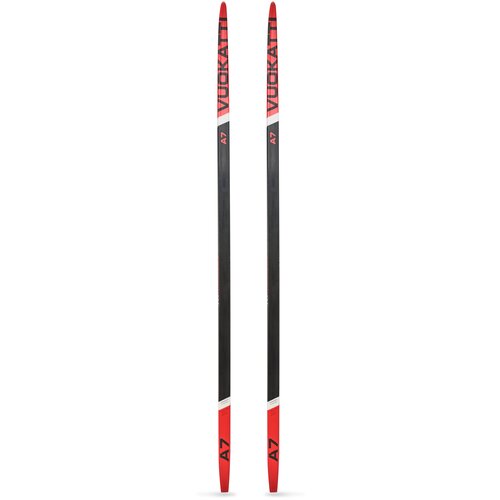 Лыжи беговые 180 см VUOKATTI Wax цвет Black/Red
