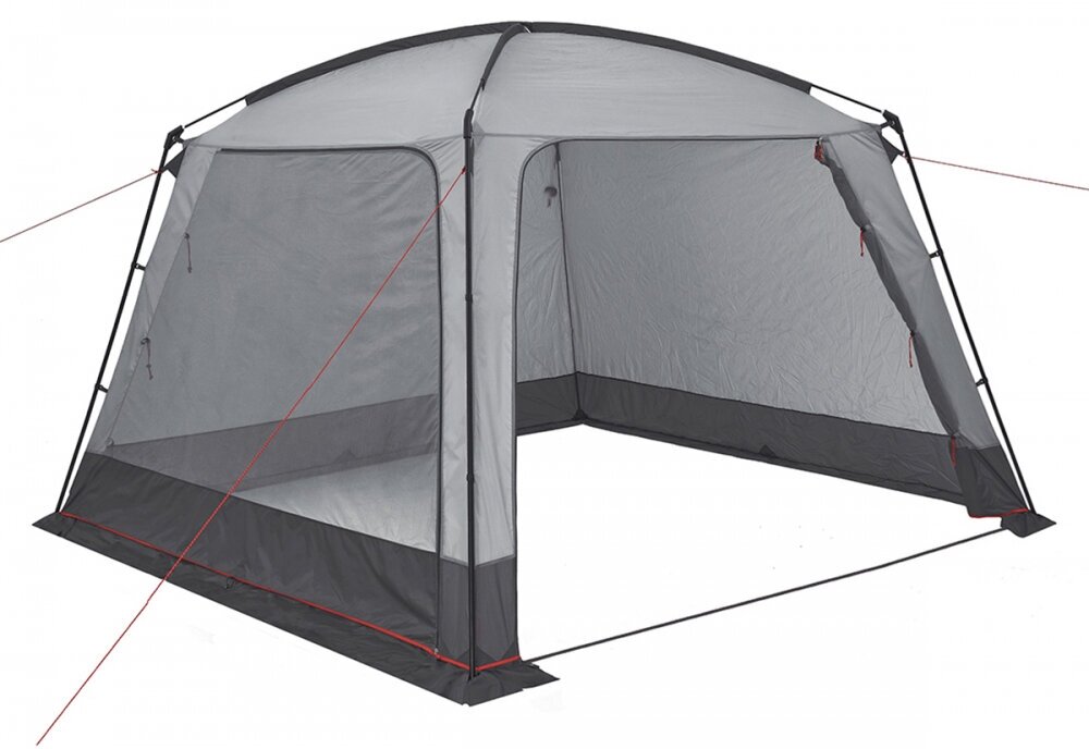 TREK PLANET Шатер-тент Rain Tent, 320 см х 320 см х 225 см, цвет: /т. cерый 70293