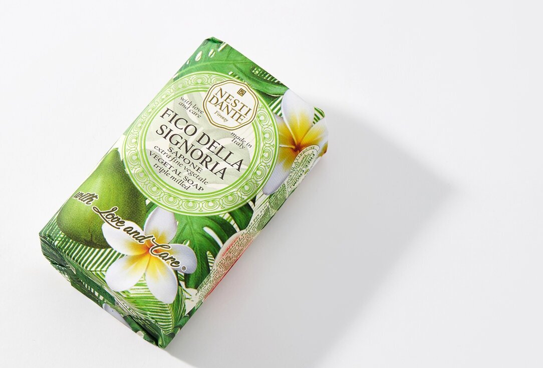 Косметическое мыло Nesti Dante Fico Della Signoria Vegetal Soap 250 г - фото №7