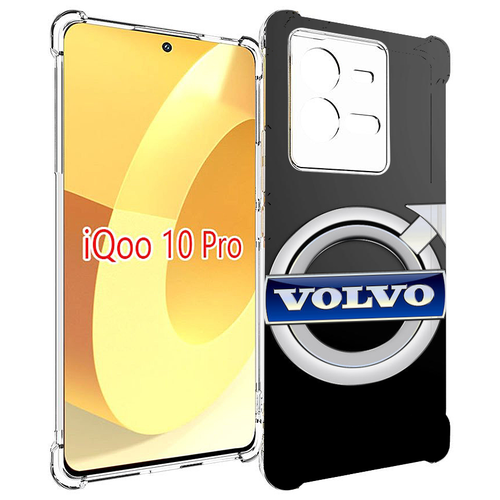Чехол MyPads volco вольво 2 мужской для Vivo iQOO 10 Pro задняя-панель-накладка-бампер