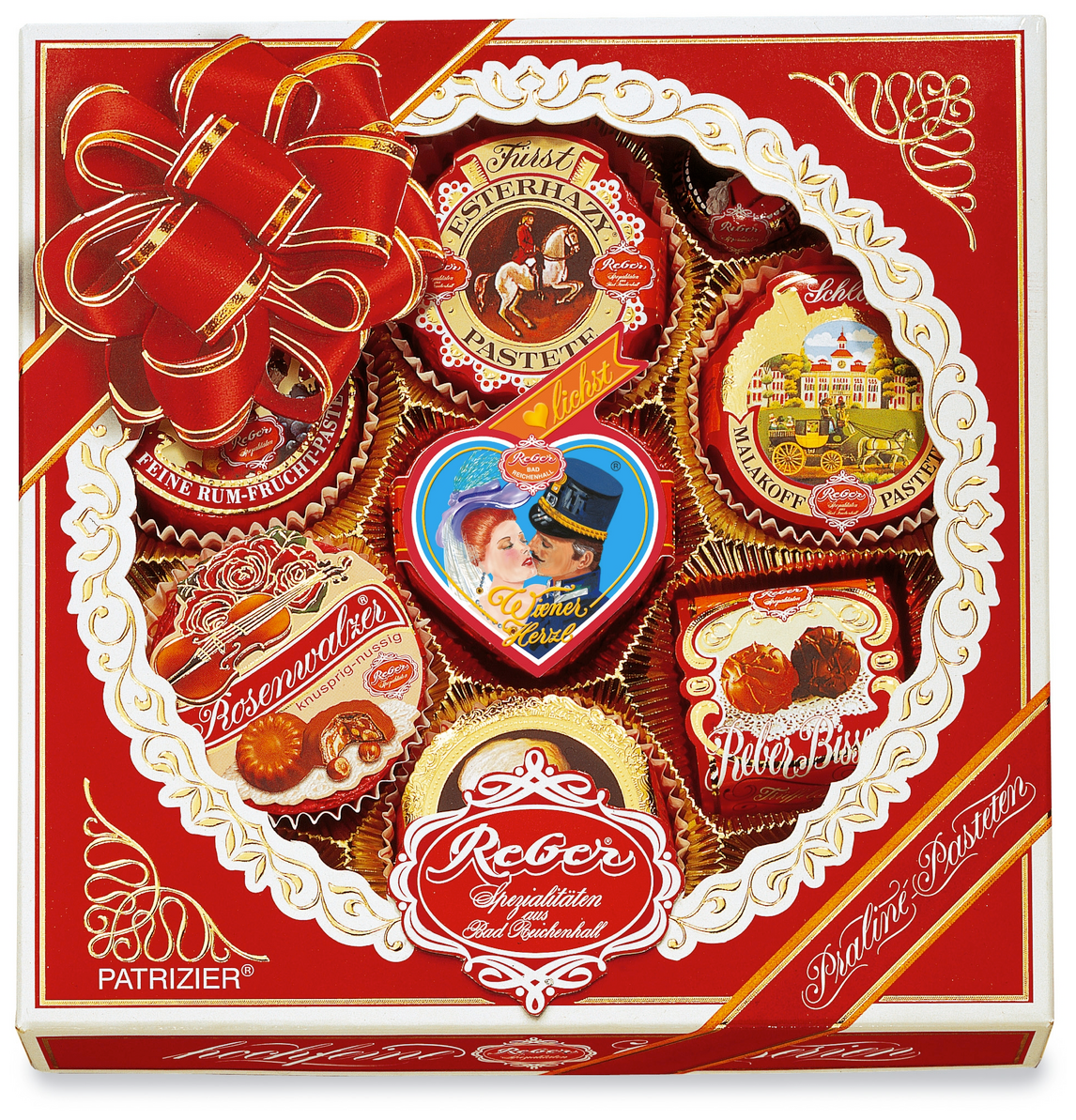 Reber Моцарт Шоколадные конфеты ассорти Patrizier, 340 г