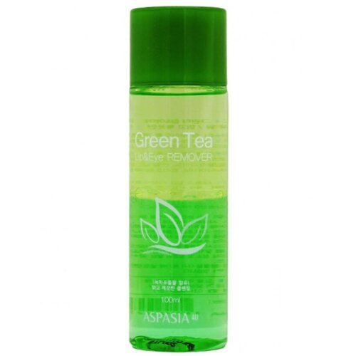 ASPASIA Lip  & Eye remover green tea Средство для удаления макияжа с глаз и губ с зеленым чаем 100мл