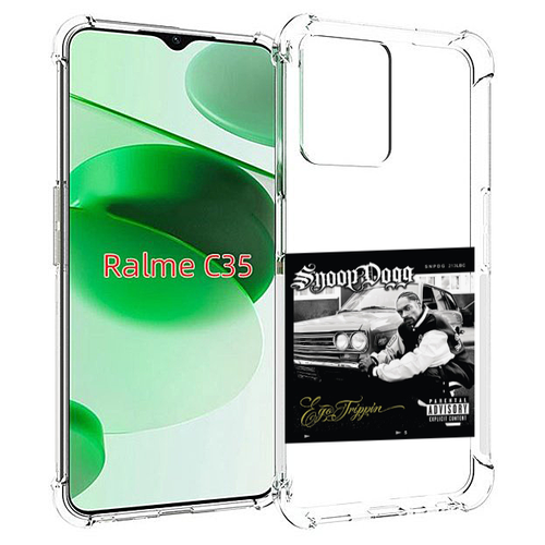 Чехол MyPads Snoop Dogg EGO TRIPPIN’ для Realme C35 / Narzo 50A Prime задняя-панель-накладка-бампер