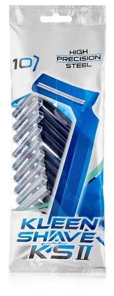 Одноразовый бритвенный станок KLEEN SHAVE 2, синий