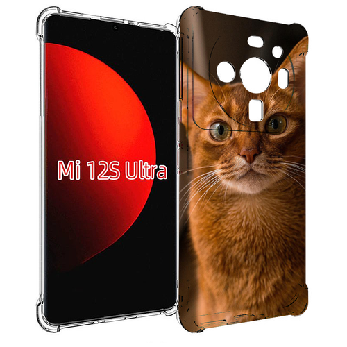 Чехол MyPads порода кошки абисинская для Xiaomi 12S Ultra задняя-панель-накладка-бампер чехол mypads порода кошки абисинская для xiaomi mi 11 экран 6 81 задняя панель накладка бампер
