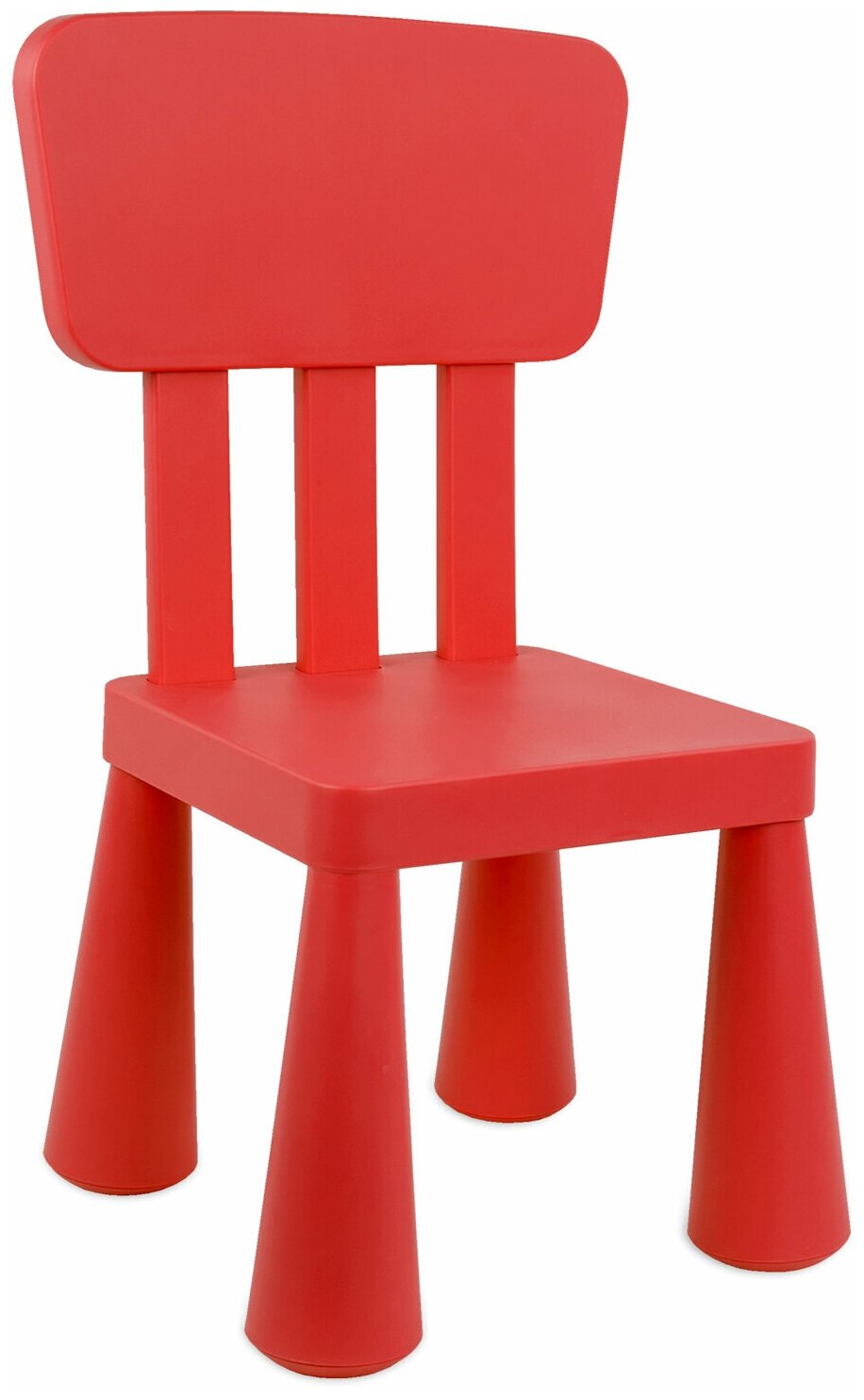 Детский стул / стульчик пластиковый для ребенка, малышей со спинкой Мамонт красный, от 2 до 7 лет, 532752 - фотография № 4