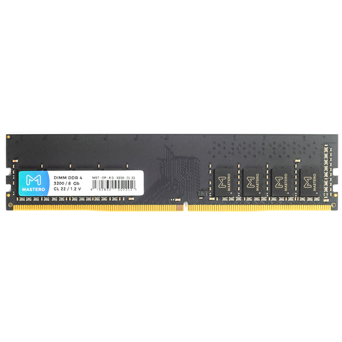 Память DDR4 DIMM 8Gb, 3200MHz Mastero (MST-OP-8G-3200-CL22)