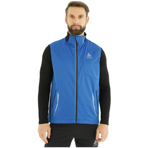 фото Жилет odlo vest frequency olympia blue/black (us:xl)