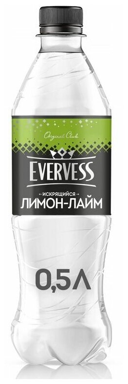 Напиток газированный Evervess Лимон-Лайм 0,5л - фотография № 2