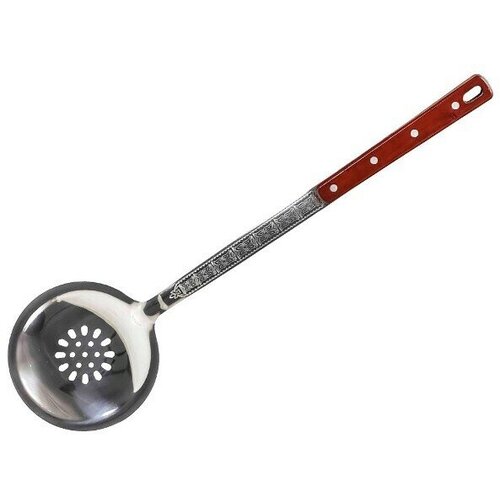 Шумовка с деревянной ручкой, 46 см