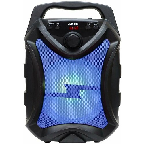 Колонка JBK-608 BluetoothMicroSDUSBFMAUX 5W синяя 289000₽