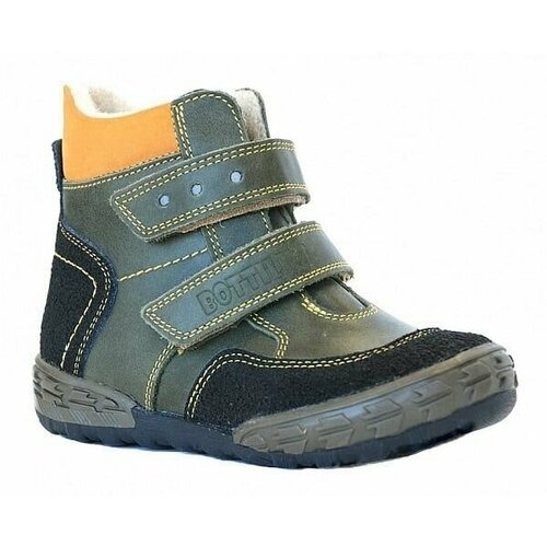 Ботинки Bottilini, демисезонные, натуральная кожа, размер 21, хаки