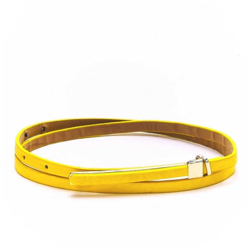 фото FB-1124-67 желтый ремень Fancy's bag