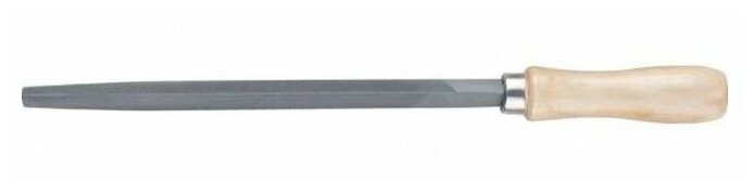 Напильник, 250 мм, трехгранный, деревянная ручка, СИБРТЕХ 16029 - фотография № 6