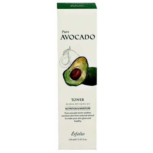 Тонер для лица `ESFOLIO` PURE AVOCADO 150 мл уход за лицом esfolio тонер для лица pure avocado