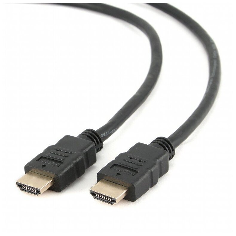 Bion Expert Кабели HDMI DVI DP Bion Кабель HDMI v1.4 19M 19M 3D 4K UHD Ethernet Cu экран позолоченные контакты 1м черный BXP-CC-HDMI4-010