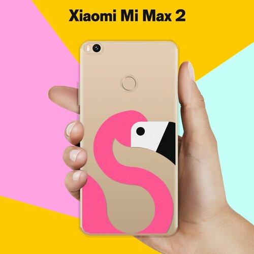 Силиконовый чехол на Xiaomi Mi Max 2 Фламинго / для Сяоми Ми Макс 2