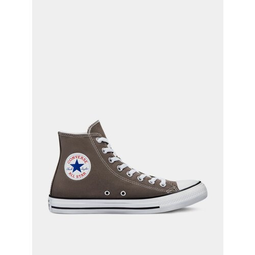 Кеды Converse Chuck Taylor All Star, летние, повседневные, высокие, размер 5.5US (38EU), черный, серый