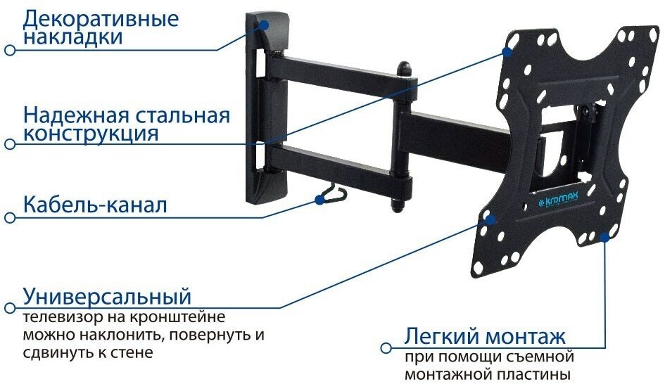 Кронштейн Kromax Optima-214 - фотография № 14