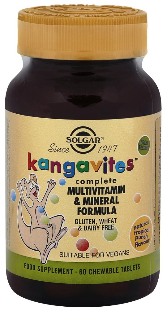 Solgar Кangavites with multivitamins and minerals таб.