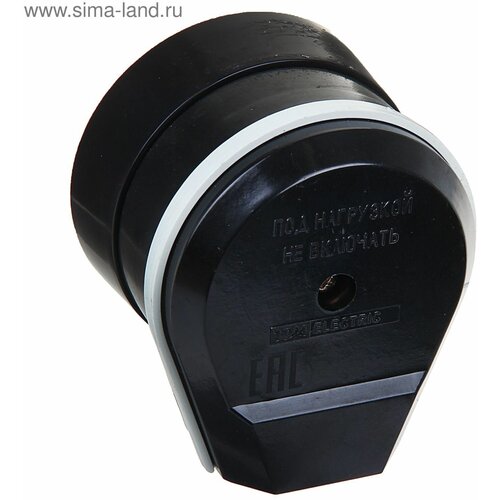 Разъём TDM РШ-ВШ 32 А 250 В открытой установки черный 821₽