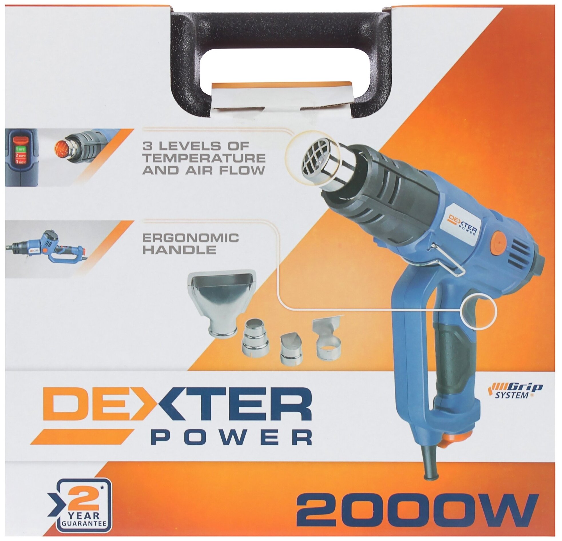 Фен технический Dexter Power HG-DP2000, 2000 Вт - фотография № 11