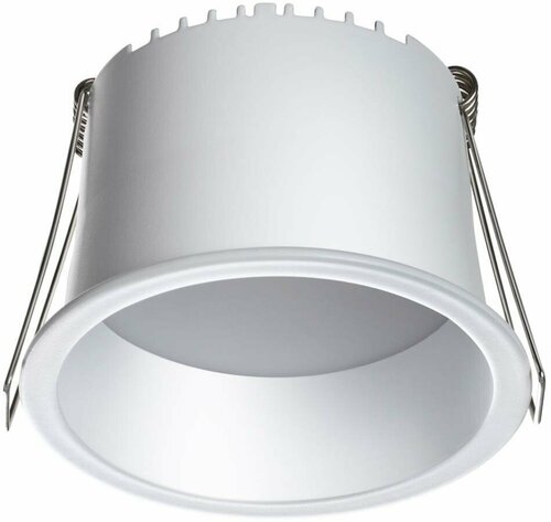 358899 SPOT NT22 283 белый Светильник встраиваемый светодиодный IP20 LED 4000К 9W 220V TRAN