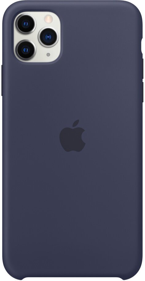 Чехол силиконовый Apple iPhone 11 Pro Max Silicone Case Midnight Blue (Тёмно-синий) MWYW2ZM/A