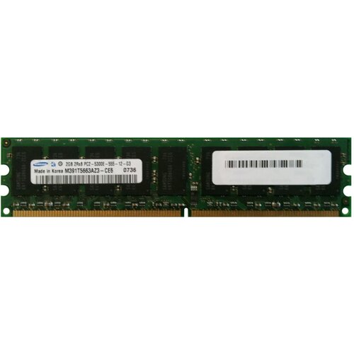 Оперативная память Samsung DDR2 667 МГц DIMM M391T5663AZ3-CE6 оперативная память samsung ddr2 667 мгц dimm m391t5663az3 ce6