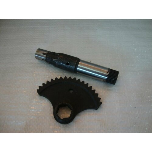 Вал кикстартера мотоцикла Восход (с сектором)