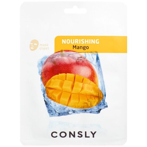 CONSLY Mango Nourishing Mask Pack Питательная тканевая маска с экстрактом манго