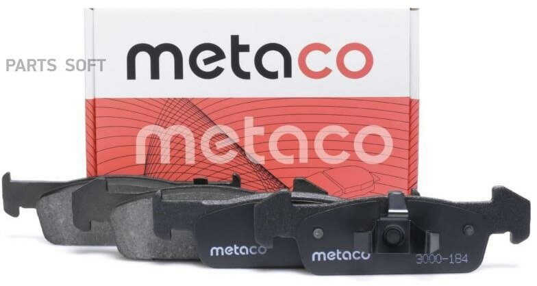 METACO 3000-184 (410602396R / 410609646R / 8660005117) колодки тормозные передние к-кт Renault (Рено) sandero (2014),